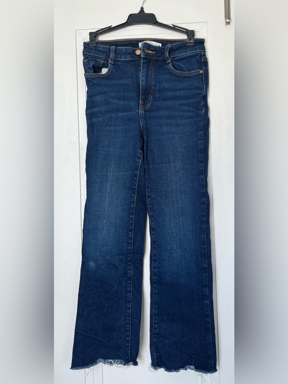 Zara Dark Blue Flare Jeans